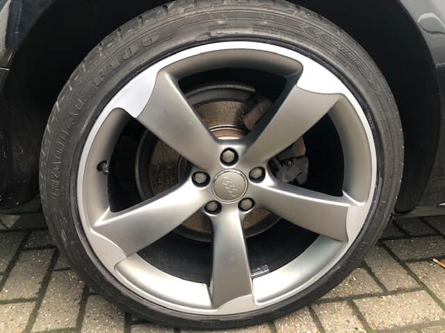 Refurb alloy wheels after