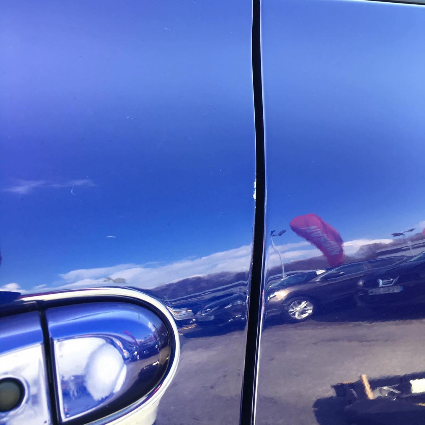 Car dent removal after
