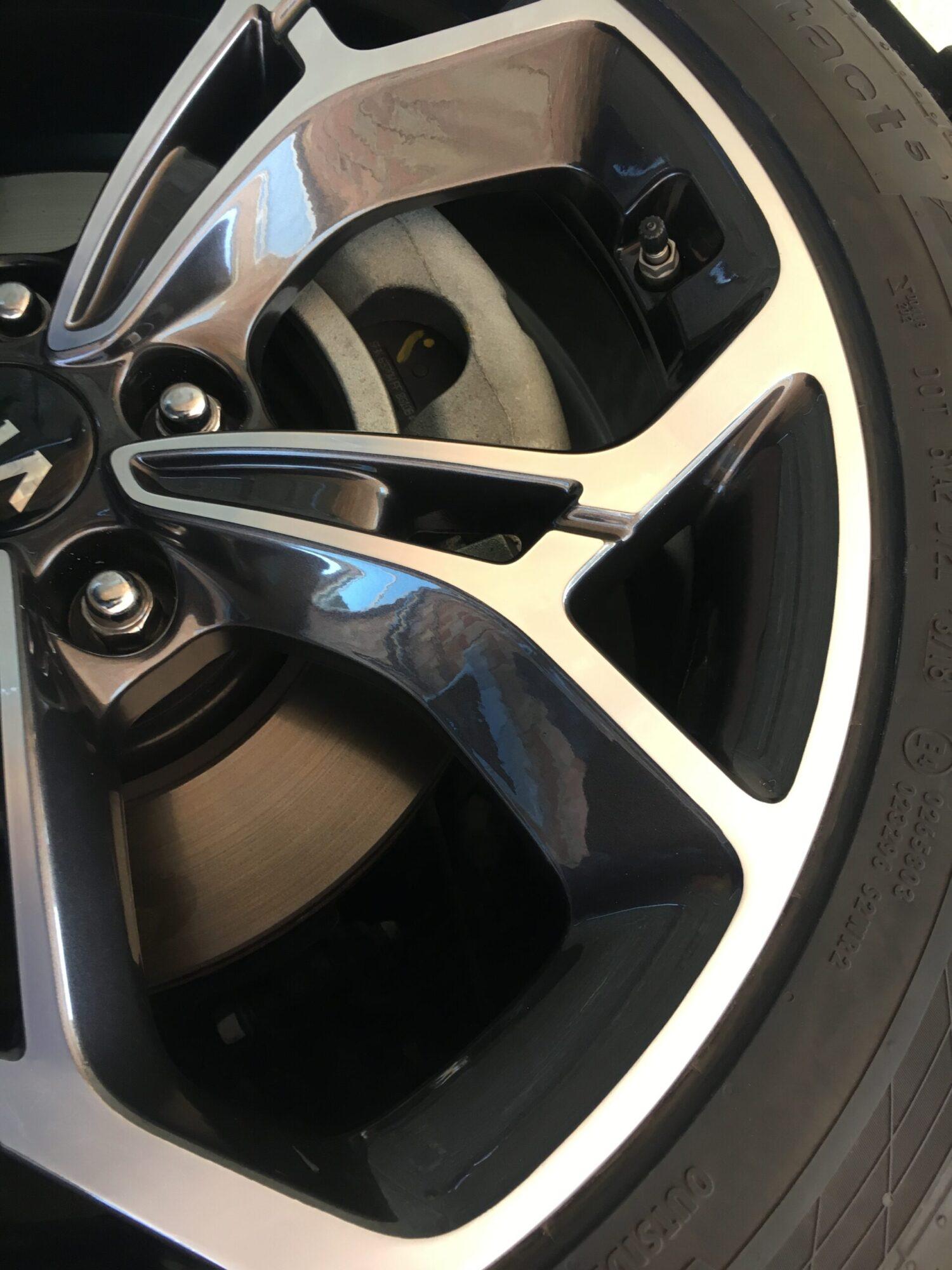 Alloy wheel mobile repair after