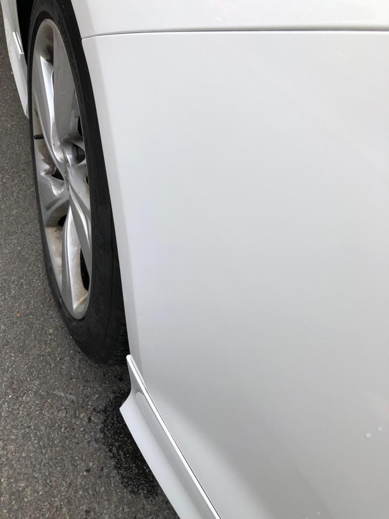 Car paint repair after