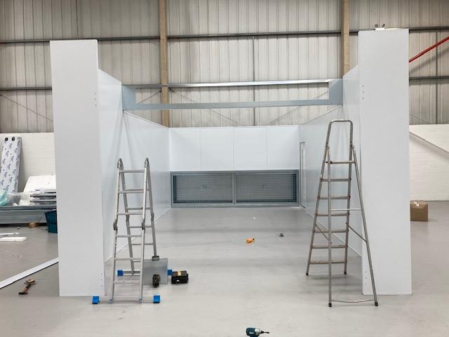 DWV installs new Rowley paint mixing booth