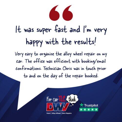 "It was super fast and I'm very happy with the results!" - Trustpilot Review