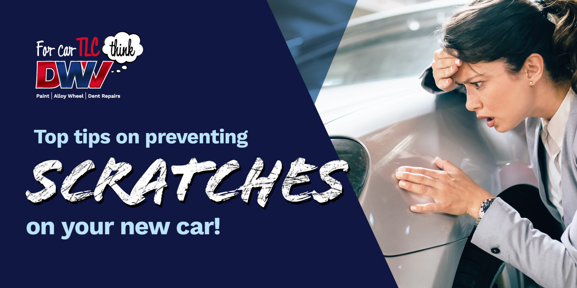 Preventing scratches on a new car paint scratch repairs